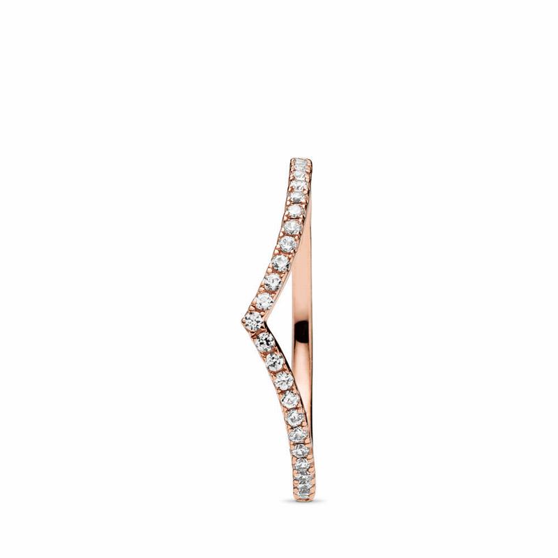Pandora Sparkling Wishbone Stackable Ring Egypt HG6024935